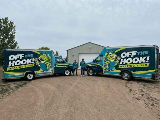 The beautiful truck wrap you’ll see when you call us for a tune-up in Big Lake